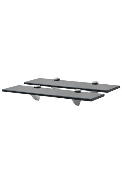 vidaxl Rafturi suspendate, 2 buc., 40 x 20 cm, sticlă, 8 mm
