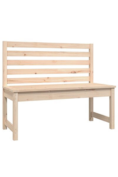 vidaxl Bancă de grădină, 109 cm, lemn masiv de pin