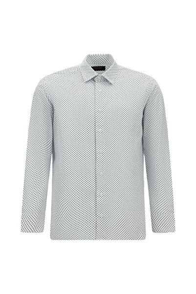 Abdullah Kiğılı Βαμβακερό πουκάμισο με μακρυμάνικο Slim Fit Slim Fit