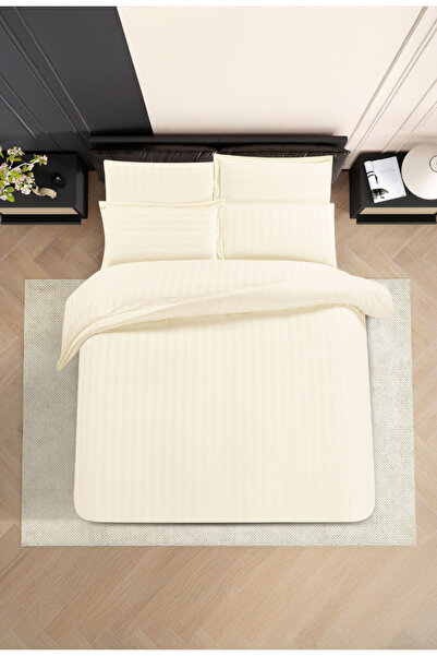 Melen Melin Bedding | 4-Piece Hotel-Style Single and a Half Duvet Set with Fi...