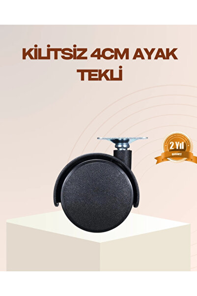 Generic Brand 4 см крак за мебели без заключване, единичен, лесно въртящ се к...