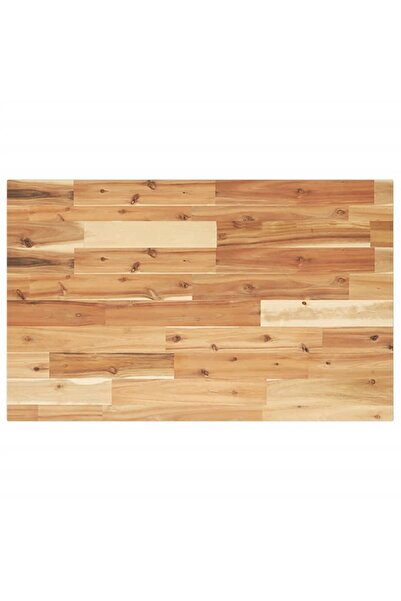 vidaxl Blat de baie finisaj cu ulei, 100x50x2 cm, lemn masiv de acacia