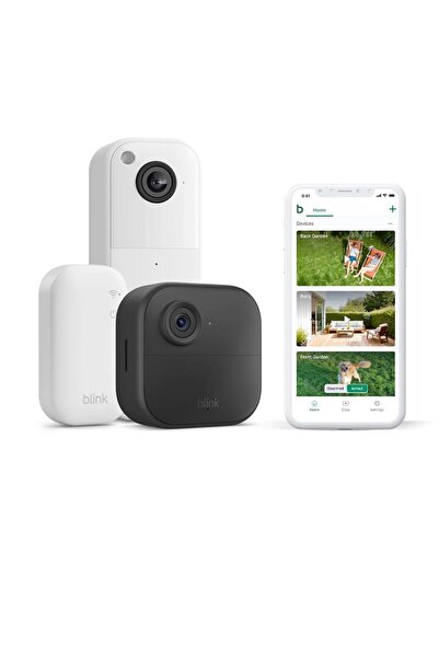 Blink Outdoor 4 surveillance camera set + Blink video doorbell, Wireless, 108...