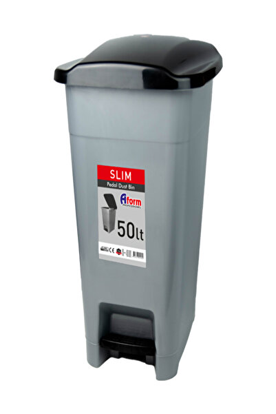 aform plastik Aform ÇÖP KOVASI SLİM PEDALLI 50lt
