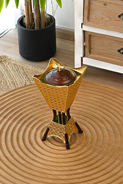 SQUALO Squalo Gold Incense Burner for Oud and Incense – Your guest will feel ...