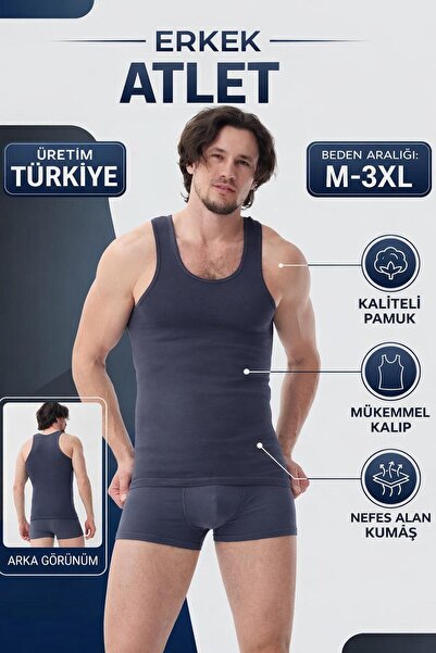 Mercan 6-Pack Smoked Modal Tank Tops - Comfortable Fit, Economical Box