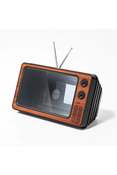 Canderel Telefon Ekran Büyüteci Retro Tv Görüntü Büyütme Geniş Ekran Video Ek...