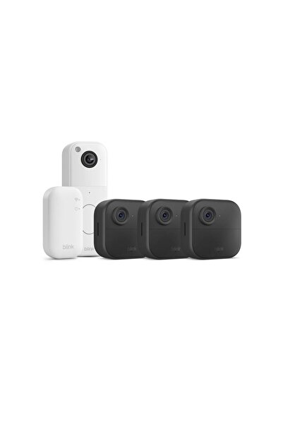 Blink Set of 3 Outdoor 4 surveillance cameras, wireless, Full HD 1080p, IR ni...