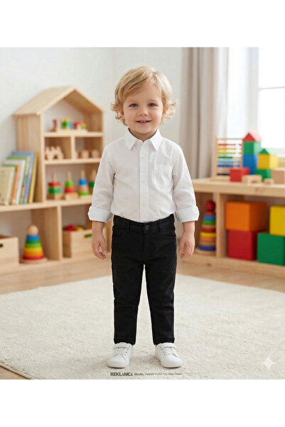 Momivi Kids Ευέλικτο παντελόνι για αγόρια για σχολείο και ειδικές περιστάσεις