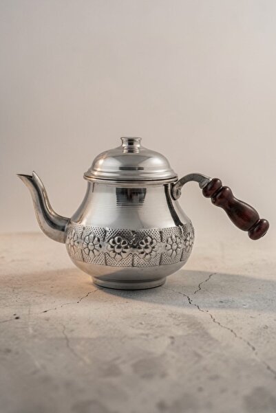 Yardımcı Bakır Since 1997 Otantik Alüminyum Semaver Demlik 1.2 Lt