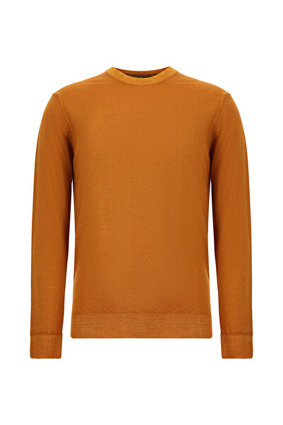 Abdullah Kiğılı Crew Neck Regular Fit Wool Italian Knitwear Sweater