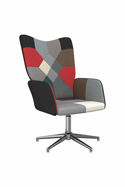 vidaxl Scaun de relaxare, material textil, petice