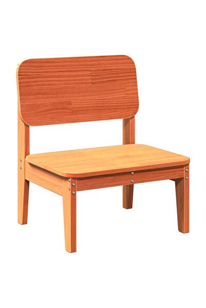 vidaxl Scaun de grădină, maro ceruit,60x52,5x72 cm, lemn masiv de pin