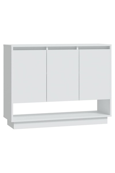 vidaxl Servantă, alb, 97x31x75 cm, lemn prelucrat