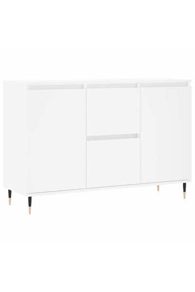 vidaxl Servantă, alb, 101,5x35x70 cm, lemn prelucrat