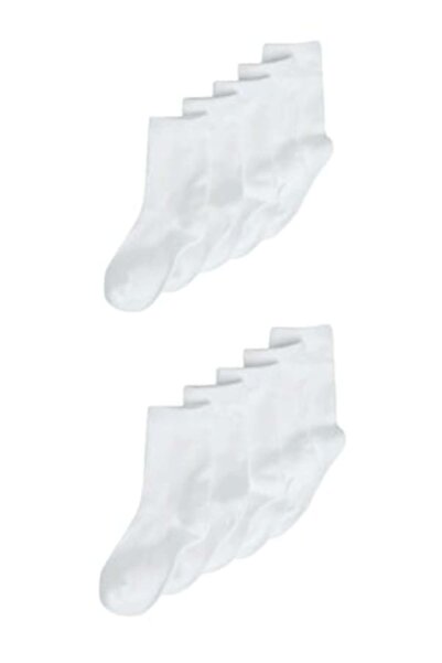 BebeNani Set of 10 pairs Long Socks, White, BebeNani®, size 41-44