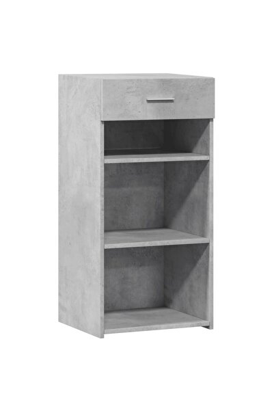 vidaxl Dulap, gri beton, 45x42,5x93 cm, lemn prelucrat