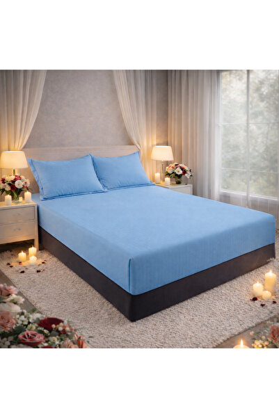 Casa Pucioasa Elastic Bed Sheet 180x200 +25 cm for High Mattress, Set with 2 ...