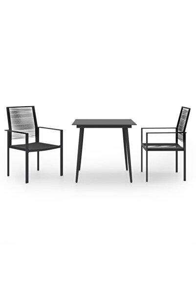 vidaxl Set mobilier de grădină, 3 piese