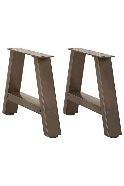 vidaxl A-shaped coffee table legs, 2 pcs., 40x(30-31) cm, steel