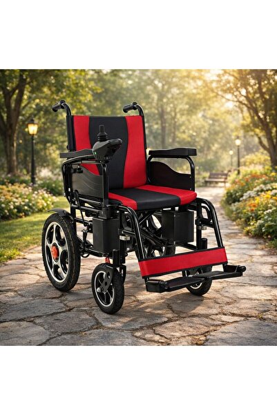 karagül AKÜLÜ TEKERLEKLİ SANDALYE / KATLANABİLİR / GÜÇLÜ ÇİFT MOTOR / ARAZİYE...