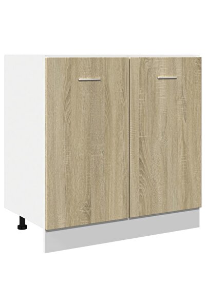 vidaxl Dulap inferior “Lyon”, stejar sonoma, 80x46x81,5 cm