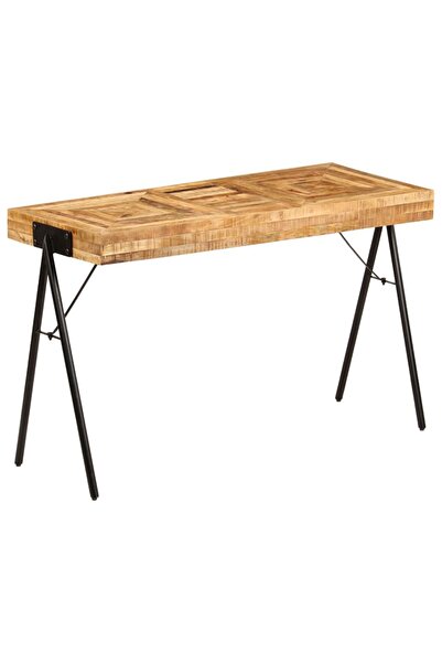 vidaxl Masă de scris, 118 x 50 x 75 cm, lemn masiv de mango