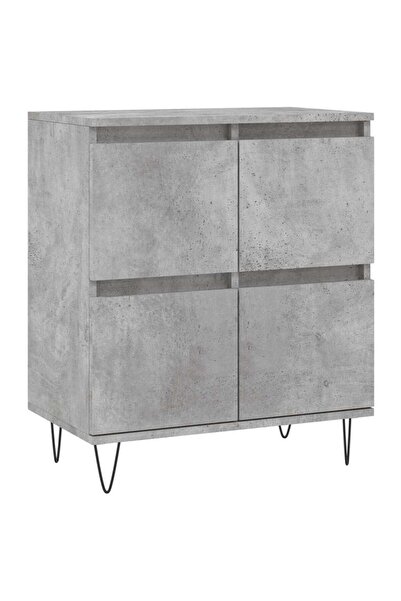 vidaxl Servantă, gri beton, 60x35x70 cm, lemn prelucrat