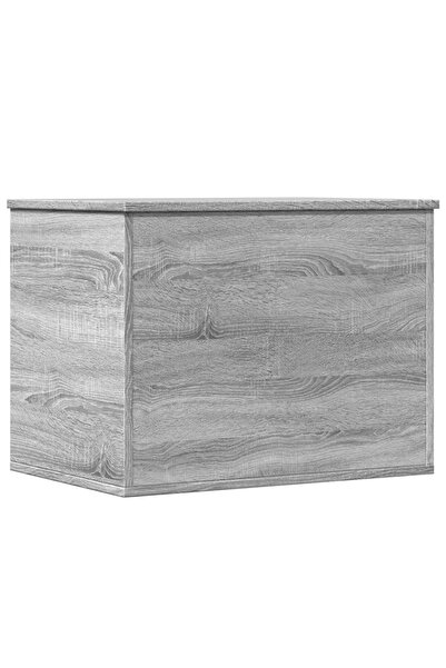 vidaxl Storage box, sonoma grey, 60x42x46 cm, processed wood