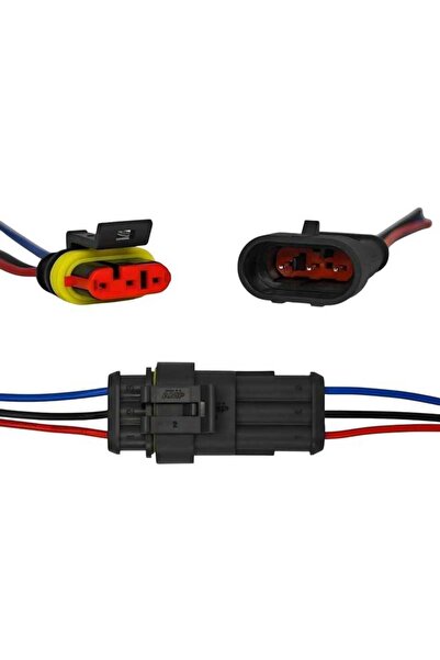 motoLEDy 4 buc Superseal 3 pini conector etanș