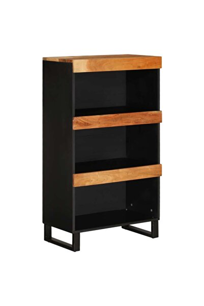 vidaxl Dulap lateral, 60x33x107 cm, lemn masiv de acacia