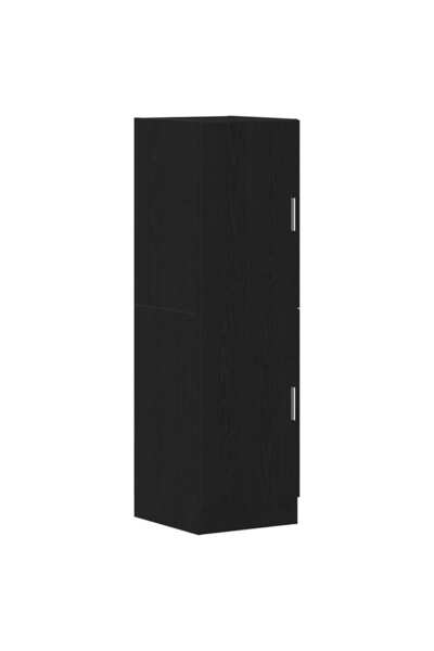 vidaxl Dulap de bucătărie, negru, 38x41,5x131,5 cm, lemn prelucrat