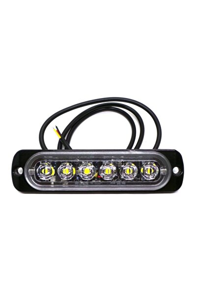 motoLEDy Lampă de marșarier 6 LED 12V-24V, alb