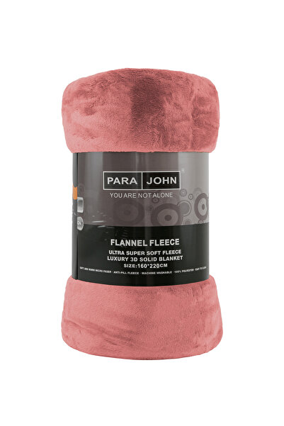 PARAJOHN Para John Luxury 3D Solid Flannel Fleece Blanket – 160x220cm Ultra S...