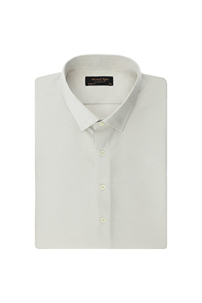 Abdullah Kiğılı Дългоръкава памучна риза с класически мотиви в големи размери