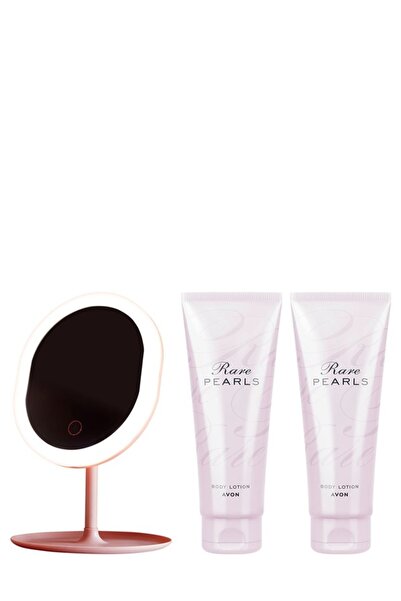AVON Set – Oglindă LED + 2 loțiuni Rare Pearls