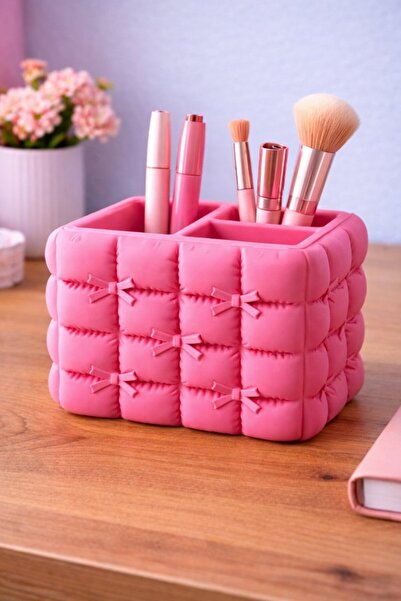 Nova Puffy Makyaj Organizeri – Kozmetik Düzenleyici Kutu – Masaüstü Makyaj Or...