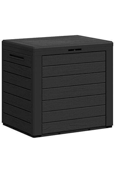 vidaxl Garden storage box anthracite 58.5x46x55 cm polypropylene