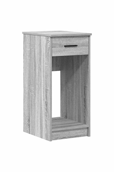 vidaxl Suport turn computer cu sertar gri Sonoma 35x45x77 cm