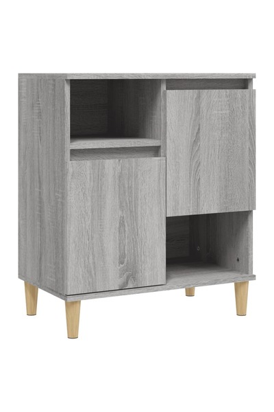 vidaxl Servantă, sonoma gri, 60x35x70 cm, lemn prelucrat