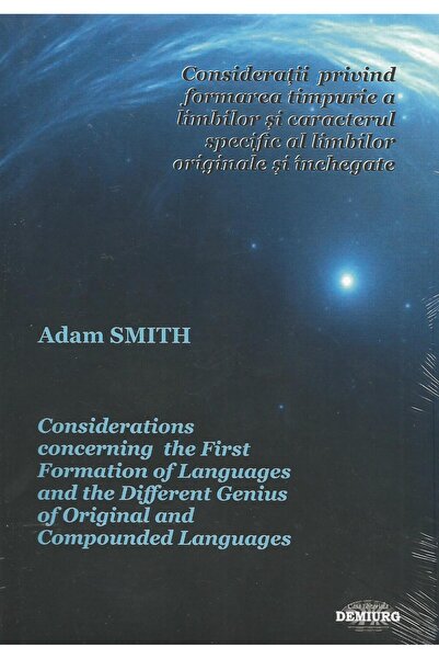 Editura Demiurg Consideratii privind formarea timpurie a limbilor