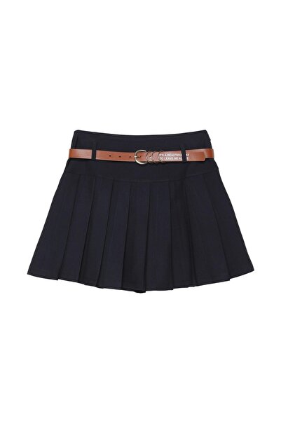 Quzu Women's Skirt 41511 Navy Blue