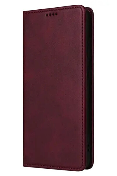 VERTEK Husa Eleganta Flip Leather pentru Honor 300 Ultra, Magnetic Wallet, Bordo
