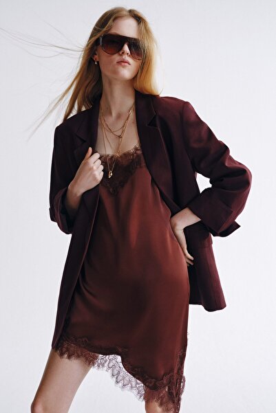 H&M Keten Karışımlı Blazer