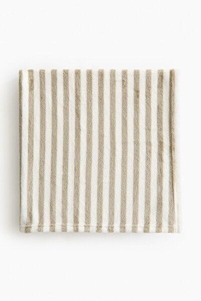 H&M Çizgili Muflon Battaniye