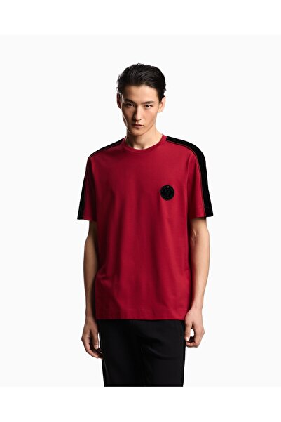 Emporio Armani Men's Cotton Pack Crew Neck Short Sleeve Red T-Shirt Em005342 ...