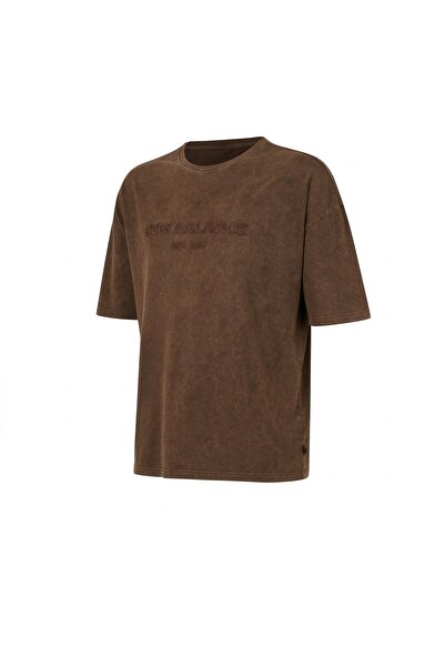 New Balance Lifestyle Bărbați tricou - Maro