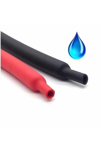 motoLEDy Set 10 buc tub termocontractabil cu adeziv 7,9mm 1m negru