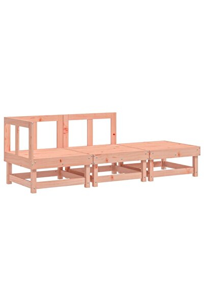 vidaxl Set mobilier de grădină, 3 piese, lemn masiv douglas