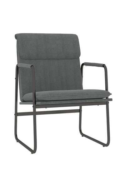 vidaxl Scaun de relaxare, gri închis, 55x64x80 cm, material textil